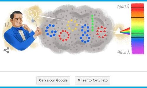 Google Doodle su Anders Jonas Ångström per il suo 200° anniversario di nascita