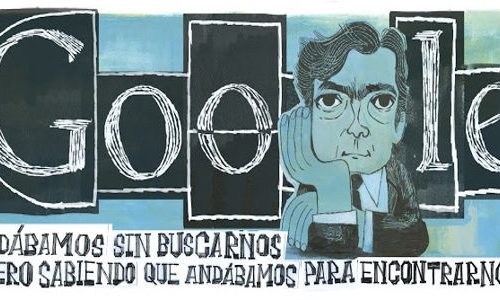 Google Doodle 100° anniversario della nascita di Julio Cortázar