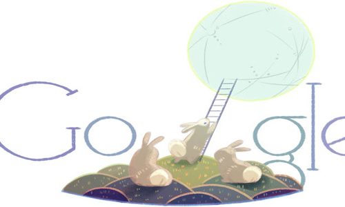 Festa di metà autunno 2014 in Cina con un Google Doodle