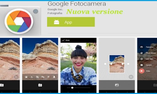 Google aggiorna la sua fotocamera Android
