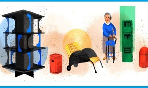 Google doodle di Anna Castelli Ferrieri in sua memoria